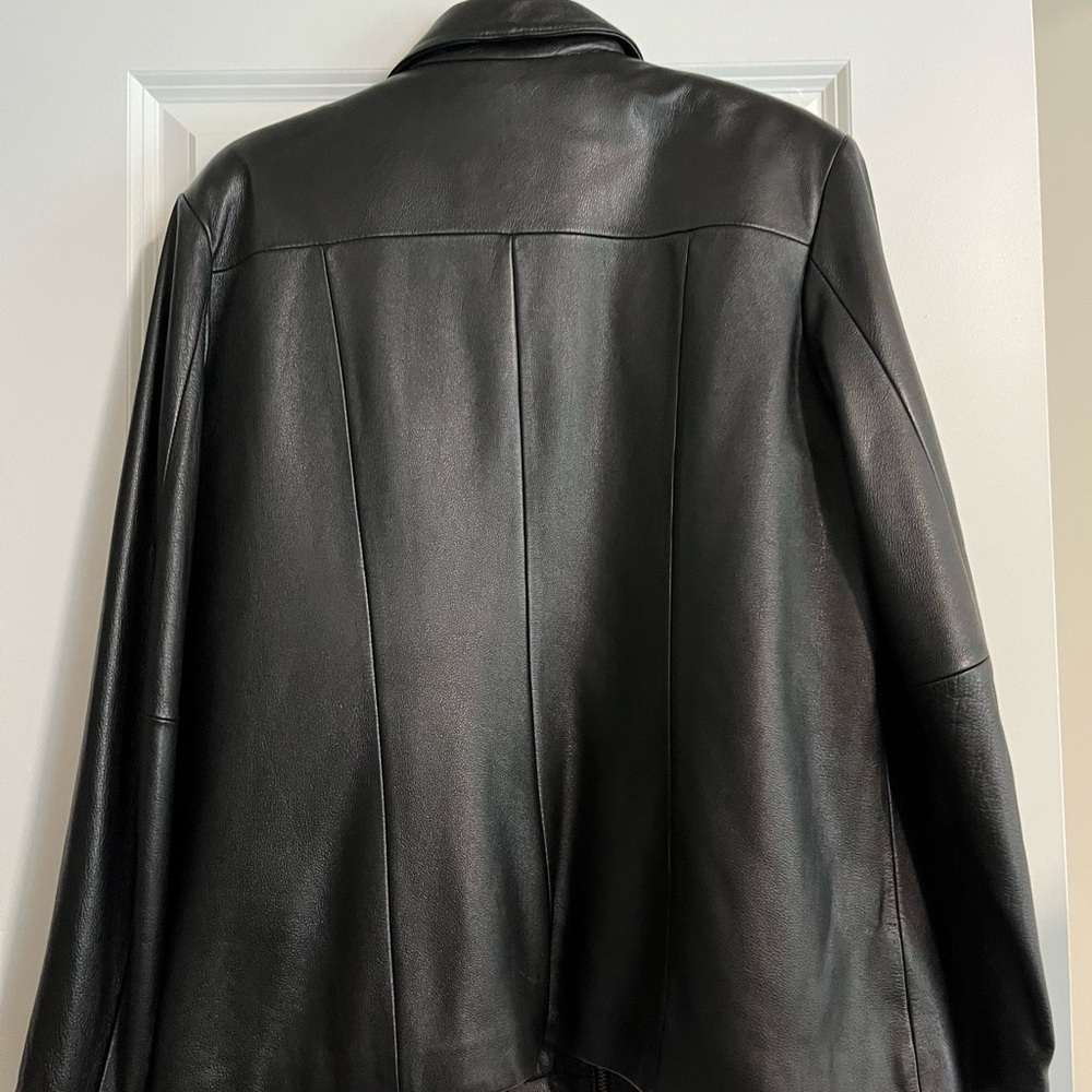 Wilsons Leather Black Jacket - Picture 2 of 3